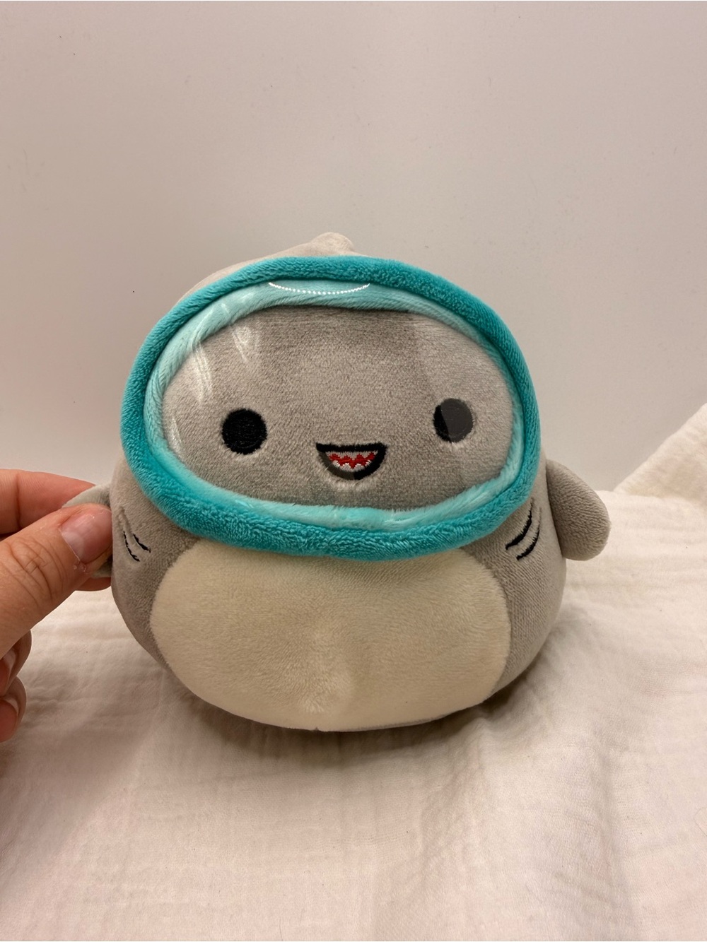 Original Squishmallow Gordon The Shark w/ Goggles KellyToy Plush 5" Plush
